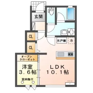 VAUS(バウス)【1階】の間取り