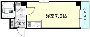 グラシア松屋町【7階】の間取り