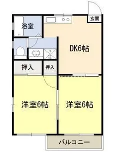 ハートピア壱番館【2階】の間取り