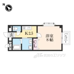 ヴィルクラージュ【2階】の間取り