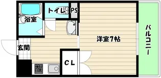 大阪府大阪市淀川区東三国4【マンション】の間取り