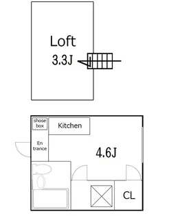 パルハウスF【2階】の間取り