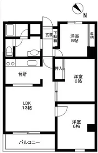 神奈川県横浜市中区長者町2【マンション】の間取り