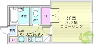 グランデュールNK【1階】の間取り