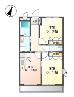 サンフラワー【1階】の間取り