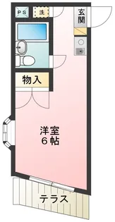 ヴォージュ石川【1階】の間取り