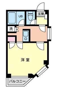 エマノンアパートメントハウス【6階】の間取り