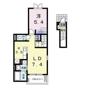 グランデ楓【2階】の間取り