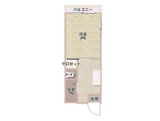 ハピネスK【2階】の間取り