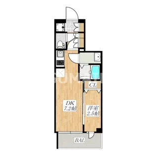 Mind Higashijujo【3階】の間取り