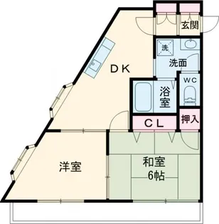 プレーンビル【2階】の間取り