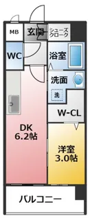 エステムコート名古屋セントリア【4階】の間取り