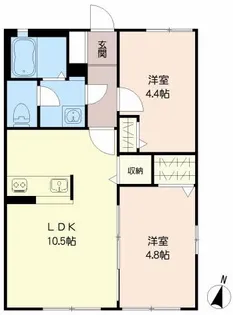 鹿児島県鹿児島市吉野町【マンション】の間取り