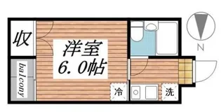 コーポサンフラワー【1階】の間取り