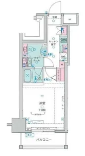 ジェノヴィア新宿御苑グリーンヴェール【2階】の間取り