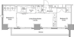 東京都豊島区巣鴨4【マンション】の間取り