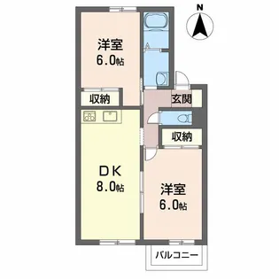 コルキス ソード【2階】の間取り