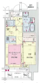 1LDKの間取り画像