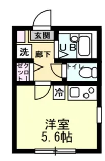 Beach Lagoon杉田【2階】の間取り