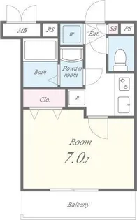 パルテール【1階】の間取り