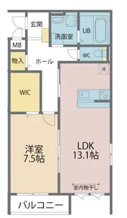 リオグランデパークス【3階】の間取り