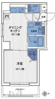 HF三田レジデンスII【9階】の間取り