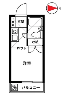 ニューメモリアルハイツ【2階】の間取り