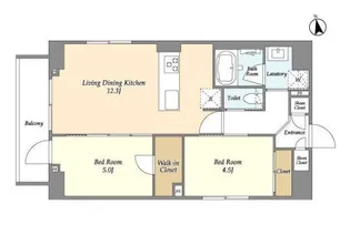 グランカーサ上野【3階】の間取り