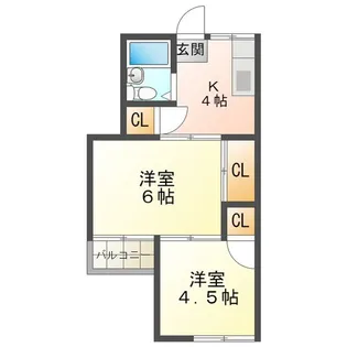 長島ビル2【2階】の間取り