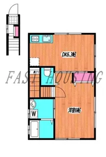 東京都新宿区北新宿2【アパート】の間取り