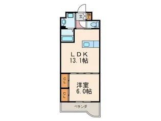 福岡県北九州市八幡東区西本町3【マンション】の間取り