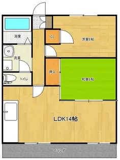 中村マンション【2階】の間取り