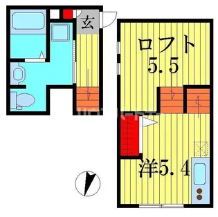 RIZEST柏【2階】の間取り