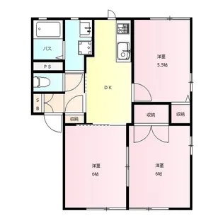 ウィステリア【2階】の間取り