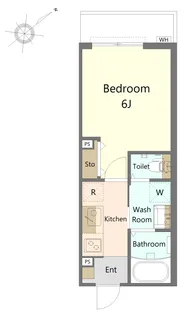 ミ・カーサ霞ヶ丘【2階】の間取り