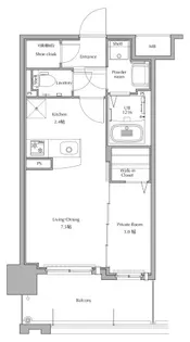 ネストピア博多グランドステージIII【5階】の間取り