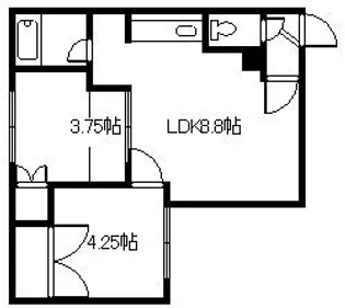 サンコート豊岡A・B【2階】の間取り