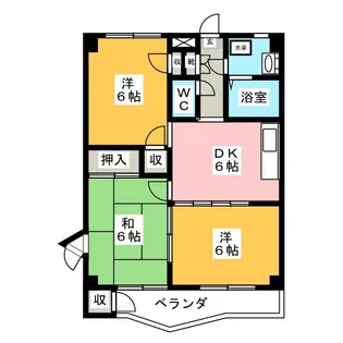 英光マンション【2階】の間取り