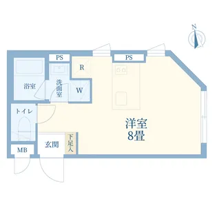 WIT三軒茶屋【4階】の間取り