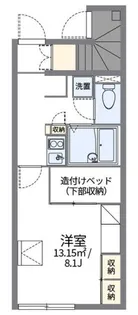 レオパレス芦花公園I【1階】の間取り