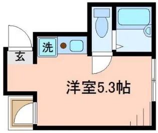 シャンテ西六郷【2階】の間取り