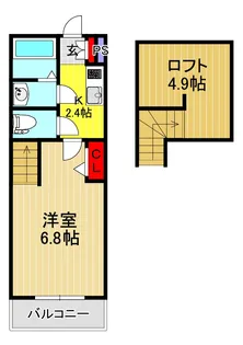 FONTANA NORTH【1階】の間取り