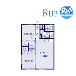 セレッソ中田【2階】の間取り