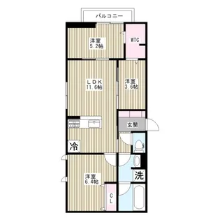Sanmarino.D.casa【2階】の間取り
