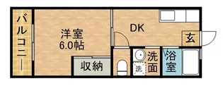 ジュネスコーポ【2階】の間取り