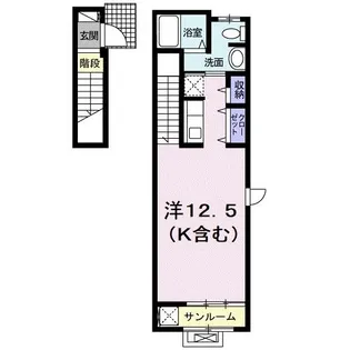 コンフォーティア【2階】の間取り