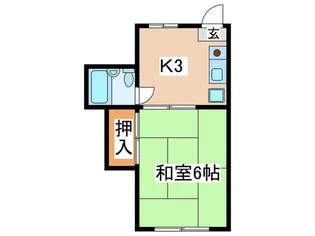 ヴィラ ワクイ【2階】の間取り