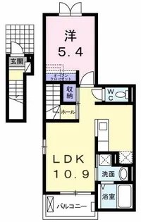 フィオーレ ピアッツァ【2階】の間取り