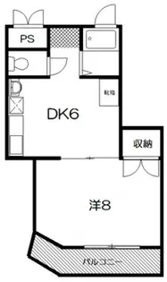 緑館2(中部屋)【3階】の間取り
