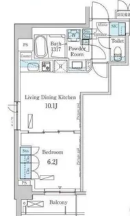 パークアクシス日本橋兜町【10階】の間取り